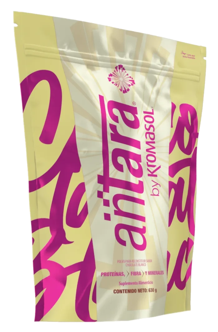 Antara by Kromasol, bolsa de 630 g sabor chocolate blanco, proteína en polvo