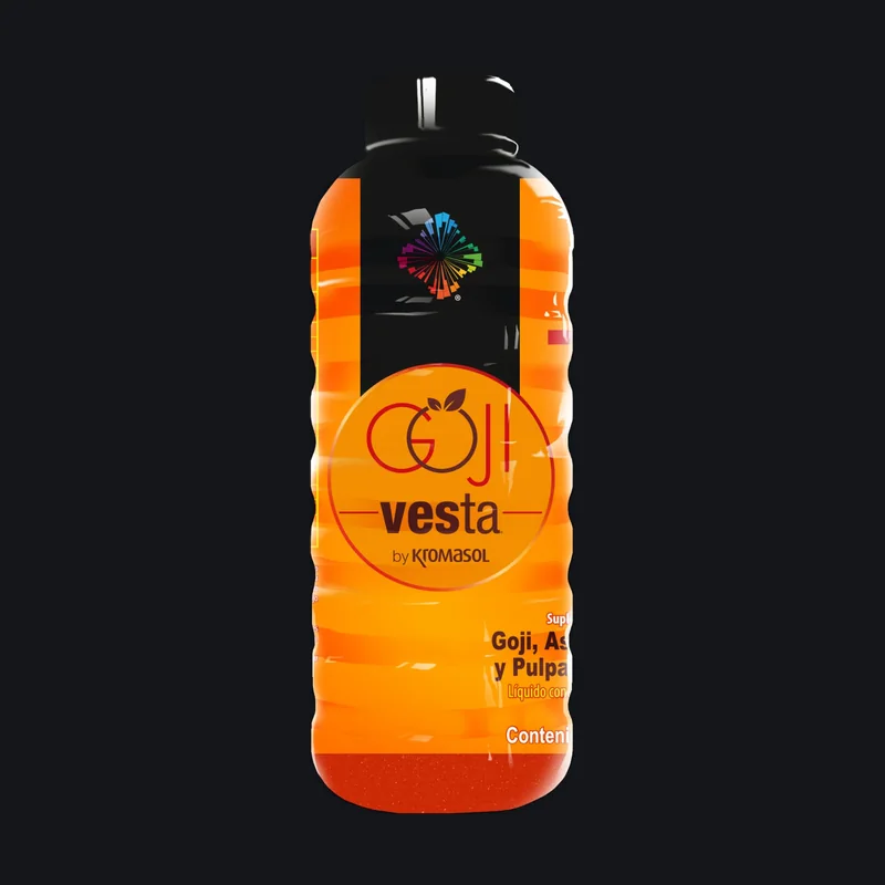 Goji Vesta by Kromasol, botella de 1 L, bebida antioxidante