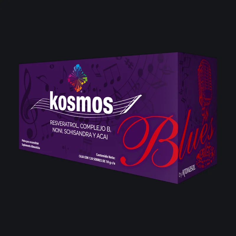 Kosmos Blues by Kromasol, 120 sobres, antioxidantes en polvo