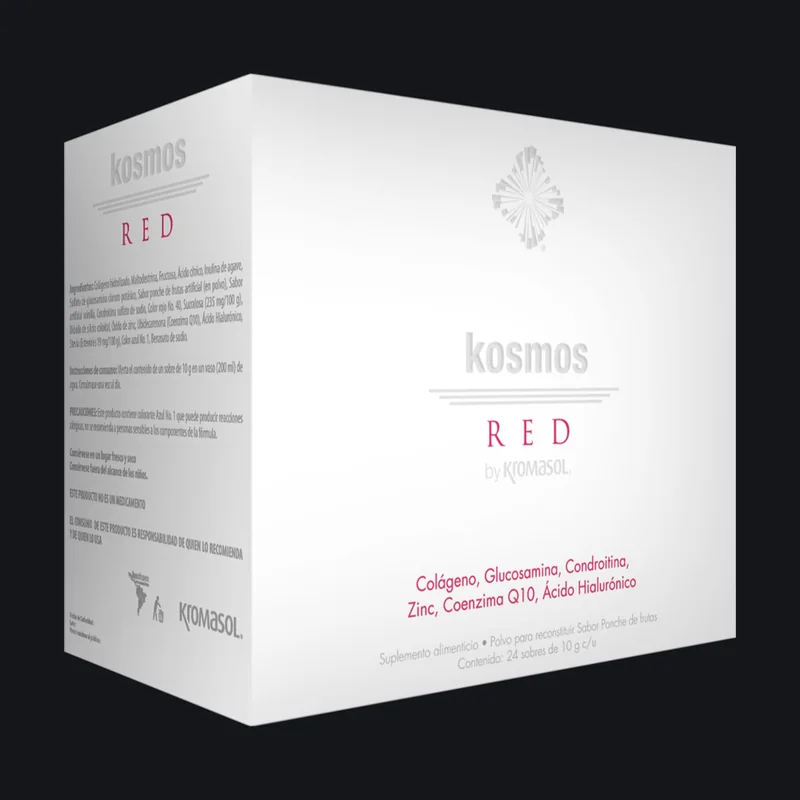 Kosmos Red by Kromasol, 24 sobres, colágeno en polvo