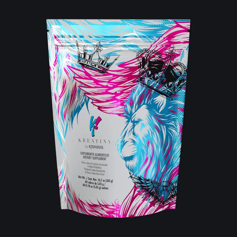 Kreatina by Kromasol, bolsa de 60 sobres, creatina en polvo