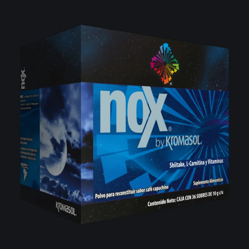 Nox by Kromasol, 36 sobres de capuchino, café soluble en sobres