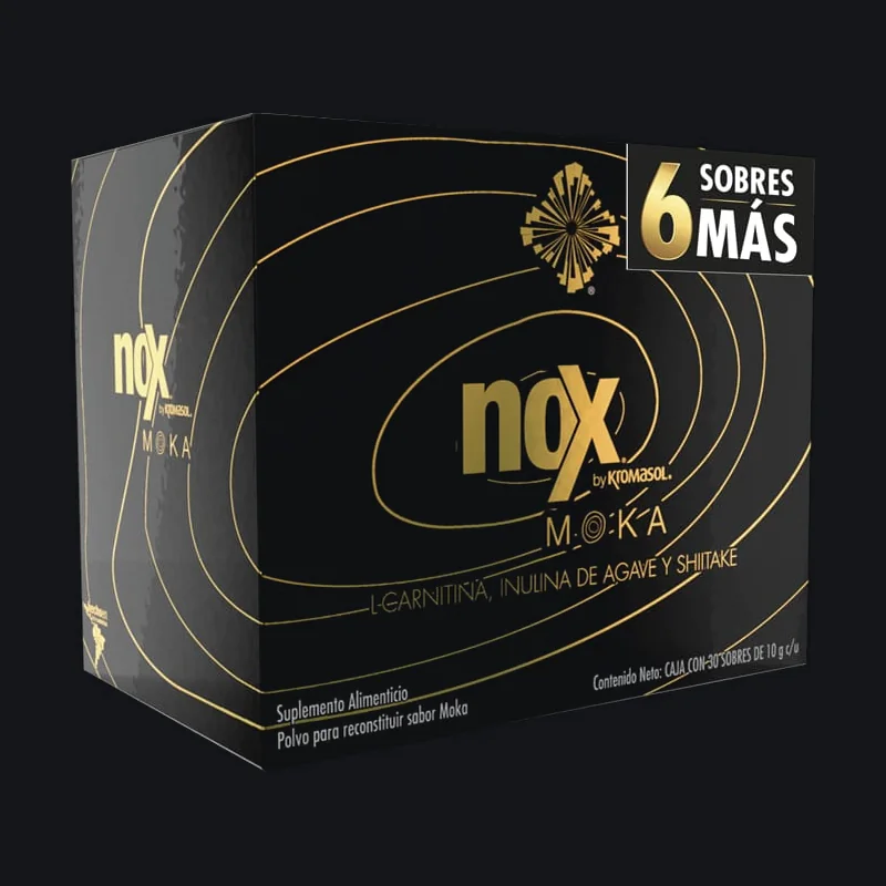 Nox Moka by Kromasol, 30 sobres, café soluble en sobres